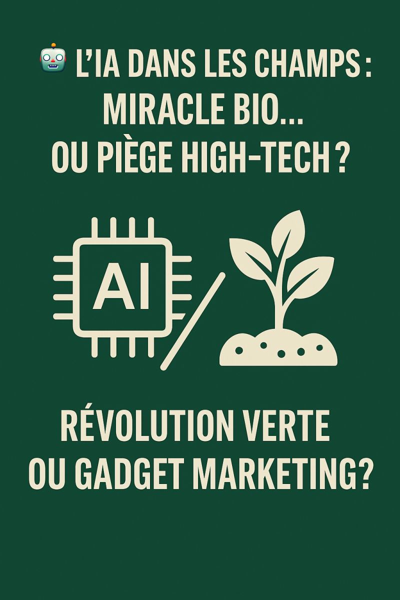 L’IA va-t-elle sauver l’agriculture bio ou la dénaturer&nbsp;?
